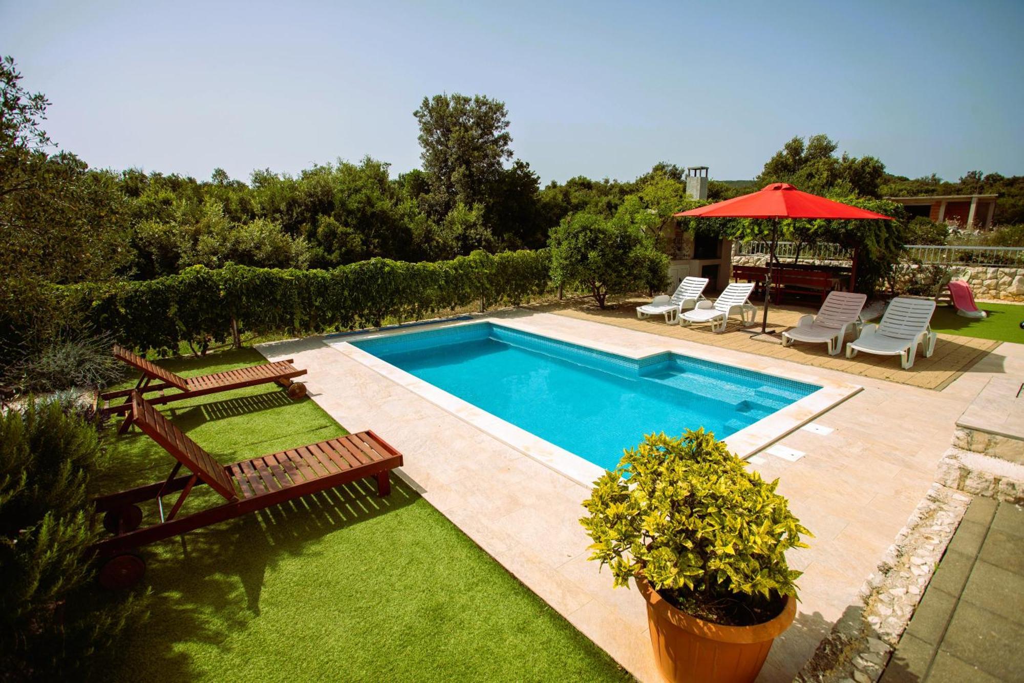 Holiday House Nena With Pool Vinišće Buitenkant foto